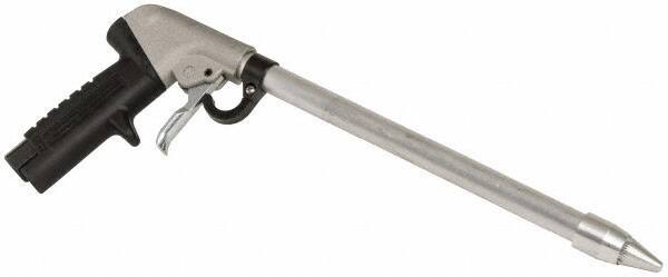 Guardair - 120 Max psi Whisper Jet Pistol Grip Blow Gun - 3/8 NPT, 12" Tube Length, Aluminum - Exact Tool & Supply