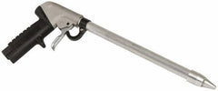 Guardair - 120 Max psi Whisper Jet Pistol Grip Blow Gun - 3/8 NPT, 12" Tube Length, Aluminum - Exact Tool & Supply