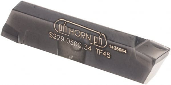 HORN - S2290500 Grade TF45 0.197" Cutting Width Carbide Grooving Insert - Exact Tool & Supply