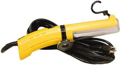 Value Collection - 125 Volt, 13 Watt, Electric, Fluorescent Portable Magnetic Mount Work Light - 25' Cord, 1 Head, 825 Lumens, 13" Long - Exact Tool & Supply