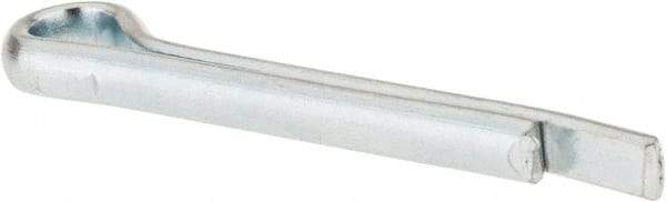 Made in USA - 3/16" Diam x 1-1/2" Long Hammerlock Cotter Pin - Grade 2, Zinc-Plated, Steel - Exact Tool & Supply