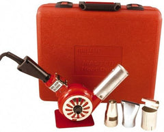 Master Appliance - 200 to 300°F Heat Setting, 23 CFM Air Flow, Heat Gun Kit - 120 Volts, 5 Amps, 600 Watts, 6' Cord Length - Exact Tool & Supply