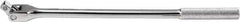 SK - 1/2" Drive Socket Flex Handle - 16" OAL, Chrome Finish - Exact Tool & Supply