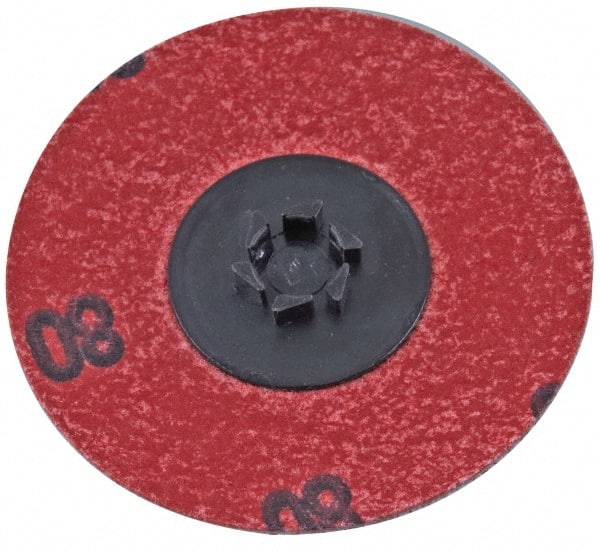 Standard Abrasives - 1-1/2" 100 Grit Aluminum Oxide Quick Change Disc - Exact Tool & Supply
