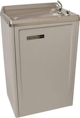 Halsey Taylor - 7.6 GPH Cooling Capacity Deluxe Standard Wall-Mounted Water Cooler & Fountain - Vinyl Cabinet, 20 to 105 psi, 120 VAC Volts, 370 Watts, 4.0 Full Load Amperage - Exact Tool & Supply