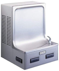 Halsey Taylor - 7.6 GPH Cooling Capacity Barrier Free Wall Mounted Water Cooler & Fountain - In-Wall, 20 to 105 psi, 120 VAC Volts, 370 Watts, Stainless Steel - Exact Tool & Supply