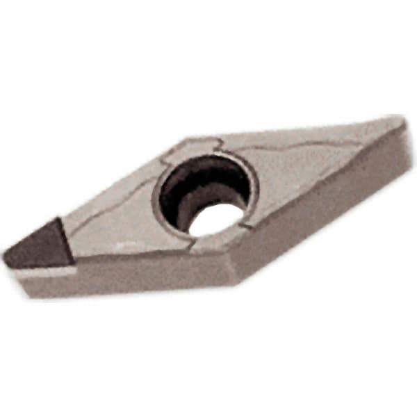 Iscar - VBMT331 T Grade IB55 CBN Turning Insert - Uncoated, 35° Diamond, 3/8" Inscr Circle, 3/16" Thick, 1/64" Corner Radius - Exact Tool & Supply
