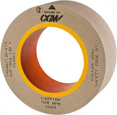 Camel Grinding Wheels - 20" Diam x 12" Hole x 2" Wide Centerless & Cylindrical Grinding Wheel - 80 Grit, Aluminum Oxide, Type 1, Vitrified Bond, No Recess - Exact Tool & Supply