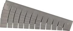 Quantum Storage - 17.4" Wide x 2-1/2" High, Gray Bin Divider - Use with DG93030 - Exact Tool & Supply