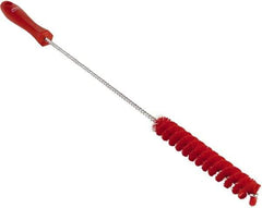 Vikan - 3/4" Diam Polyester Valve Brush - 19-5/8" OAL, 5-3/4" Head Length, Polypropylene & Stainless Steel Handle - Exact Tool & Supply