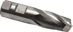 Niagara Cutter - 1", 1-5/8" LOC, 1" Shank Diam, 4-1/8" OAL, 2 Flute, Cobalt Square End Mill - Single End, Uncoated, Spiral Flute, 30° Helix, Centercutting, Right Hand Cut, Right Hand Flute - Exact Tool & Supply