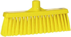 Vikan - 5-5/8" OAL Polyester Bristle Lobby Broom - 3" Bristle Length, 11" Wide - Exact Tool & Supply