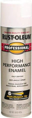 Rust-Oleum - White, Semi Gloss, Rust Proof Enamel Spray Paint - 14 Sq Ft per Can, 15 oz Container, Use on Multipurpose - Exact Tool & Supply
