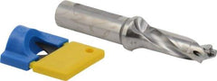 Iscar - 0.512" to 0.528" Diam, 3xD, 1.53" Max Depth, 5/8" Shank Diam, 4.12" OAL, Replaceable-Tip Drill - FCP, ICK, ICK-2M, ICM, ICP, iCP-2M Insert, 84147313 Toolholder, Series SumoCham - Exact Tool & Supply