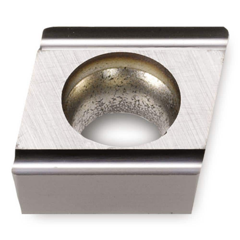 Turning Insert:  CCET32.51R-GF TT9020,  Solid Carbide TiCN Finish,  Right Hand,  0.3820″ Long,  3/8″ Inscribed Circle,  0.0160″ Corner Radius,  80.0 &deg N/A Diamond,  Series  CCET