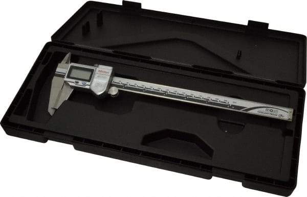 Mitutoyo - 0 to 200mm Range, 0.01mm Resolution, IP67 Electronic Caliper - 50mm Carbide-Tipped Jaws, 0.02mm Accuracy, SPC Output - Exact Tool & Supply
