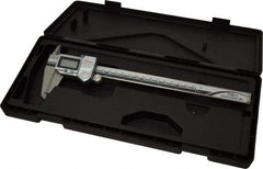 Mitutoyo - 0 to 200mm Range, 0.01mm Resolution, IP67 Electronic Caliper - 50mm Carbide-Tipped Jaws, 0.02mm Accuracy, SPC Output - Exact Tool & Supply