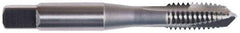 Kennametal - 5/8-18 UNF, 3 Flute, TiCN Finish, High Speed Steel Spiral Point Tap - Plug Chamfer, Right Hand Thread, 3-13/16" OAL, 3B Class of Fit, Series 2331 - Exact Tool & Supply