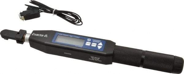 Sturtevant Richmont - 3/8" Drive, 60 to 300 In/Lb, Electronic Torque Wrench - 0.001 Ft/Lb Graduation, 14-1/2" OAL - Exact Tool & Supply