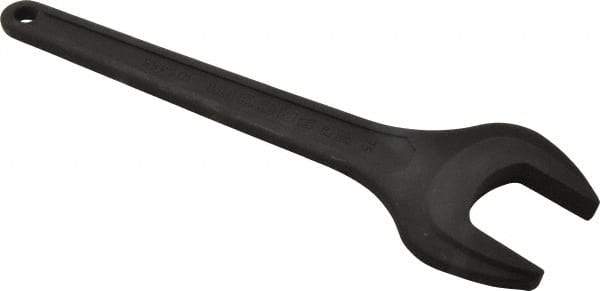 Facom - 75mm Standard Service Open End Wrench - 19-11/16" OAL, Single End, Black Finish, 15° Head Angle - Exact Tool & Supply