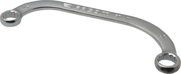 Facom - 10mm x 12mm 12 Point Obstruction Box Wrench - Double End, 5/16" Head Diam x 5/16" Head Thickness, 5-5/8" OAL, Steel, Satin Finish - Exact Tool & Supply