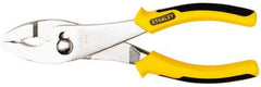 Stanley - 8-3/8" OAL, 1-11/16" Jaw Length, Slip Joint Pliers - 2 Positions, Serrated Jaw, Slip Joint Head, Slip Joint Plier Tool, Serrated Pipe Jaw - Exact Tool & Supply