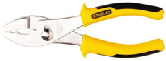 Stanley - 6-5/8" OAL, 1-27/64" Jaw Length, Slip Joint Pliers - 2 Positions, Serrated Jaw, Slip Joint Head, Slip Joint Plier Tool, Serrated Pipe Jaw - Exact Tool & Supply