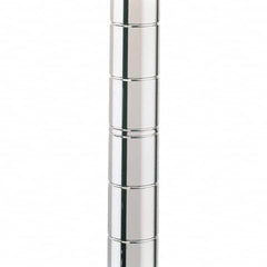 Metro - 1" Wide x 33" High x 1" Long Open Shelving Mobile Shelving Post - Exact Tool & Supply