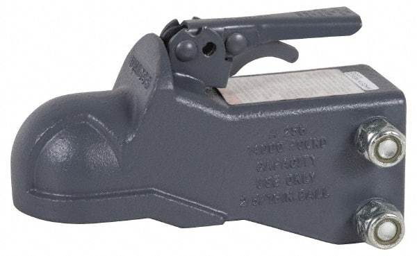 Bulldog - 2-5/16" Ball Size Adjustable Channel Hitch Coupler - 14,000 Lb Max Capacity, Primed Finish - Exact Tool & Supply