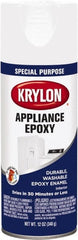 Krylon - Appliance White, Gloss, Epoxy Spray Paint - Exact Tool & Supply
