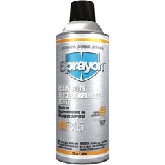 Sprayon - 16 Ounce Aerosol Can, Clear, Heavy-Duty Mold Release - Silicone Composition - Exact Tool & Supply