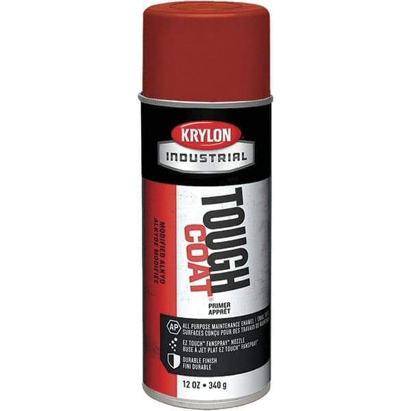 Krylon - 16 oz High Gloss Red Oxide Rust Control Primer - 20 to 25 Sq Ft Coverage - Exact Tool & Supply