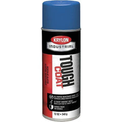 Krylon - Blue (Ford), 12 oz Net Fill, High Gloss, Enamel Spray Paint - 20 to 25 Sq Ft per Can, 16 oz Container, Use on Conduits, Ducts, Electrical Equipment, Machinery, Metal, Motors, Pipelines & Marking Areas, Railings, Steel Bars, Tool Boxes, Tools - Exact Tool & Supply