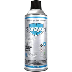 Sprayon - 11 Ounce Aerosol Contact Cleaner - -20°F Flash Point, Flammable, Plastic Safe - Exact Tool & Supply