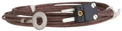 Thermo Electric - 0 to 900°F, J Surface, Thermocouple Probe - 25 Ft. Cable Length, Mini Connector, 15 Sec Response Time - Exact Tool & Supply