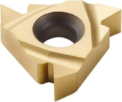 Seco - 22ER External Right Hand 7-5 Partial Profile 60° Laydown Threading Insert - Grade CP300, TiAlN/TiN Coated Carbide, 12.7mm Inscribed Circle - Exact Tool & Supply