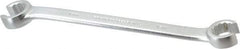 Proto - 16 x 18mm, Chrome Finish, Open End Flare Nut Wrench - 12 Points, 8-13/16" OAL, Steel, Double End Head - Exact Tool & Supply