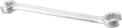 Proto - 19 x 21mm, Chrome Finish, Open End Flare Nut Wrench - 12 Points, 9-7/16" OAL, Steel, Double End Head - Exact Tool & Supply