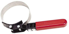 Proto - 3-1/2 to 3-7/8" Diam, Adjustable Oil Filter Wrench - For Use with Filters from 3-1/2 to 3-7/8" - Exact Tool & Supply