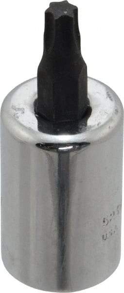 Proto - 3/8" Drive, T27 Torx Bit Socket - 1-23/32" OAL - Exact Tool & Supply