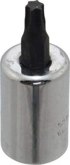 Proto - 3/8" Drive, T27 Torx Bit Socket - 1-23/32" OAL - Exact Tool & Supply
