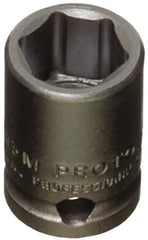 Proto - 3/8" Drive 18mm Standard Impact Socket - 6 Points, 1-3/32" OAL - Exact Tool & Supply