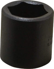 Proto - 3/8" Drive 13/16" Standard Impact Socket - 6 Points, 1-7/32" OAL - Exact Tool & Supply