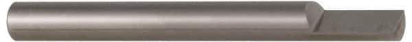 Accupro - 5/16 Inch Diameter, 2-1/2 Inch Overall Length, 1/2 Inch Split Length, Solid Carbide, Squared Split End Carbide Blank - Single End - Exact Tool & Supply