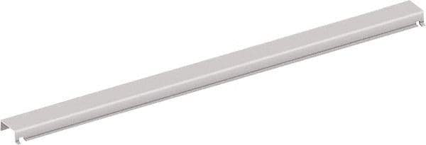 Interlake Mecalux - 2" Wide, 1-5/8" High, Open Shelving Roll In Crossbar - 42" Long, Use with Interlake Pallet Rack - Exact Tool & Supply