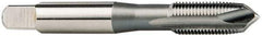 OSG - M10x1.00 Metric Fine, 3 Flute, Bright Finish, High Speed Steel Spiral Point Tap - Plug Chamfer, Right Hand Thread, 2-15/16" OAL, 1-1/4" Thread Length, 0.381" Shank Diam, Series 142 - Exact Tool & Supply
