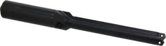 Allied Machine and Engineering - Series 1, 45/64 to 15/16" Diam, 1" Diam Straight Shank, Straight Flute Spade Drill - 4-5/8" Max Depth, 6-1/64" Body Length, 8-7/8" OAL, Intermediate Length, Through Coolant - Exact Tool & Supply