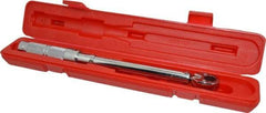 Proto - 3/8" Drive Micrometer Type Ratchet Head Torque Wrench - 16 N/m to 80 N/m Torque, 15-1/2" OAL, Ratchet Head - Exact Tool & Supply
