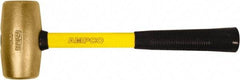 Ampco - 2 Lb Head Mallet - 14" OAL, 14" Long Fiberglass Handle with Grip - Exact Tool & Supply