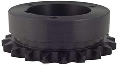 Browning - 22 Teeth, 5/8" Chain Pitch, Chain Size 50, Bushed Roller Chain Sprocket - 4.392" Pitch Diam, 4.7" Outside Diam - Exact Tool & Supply